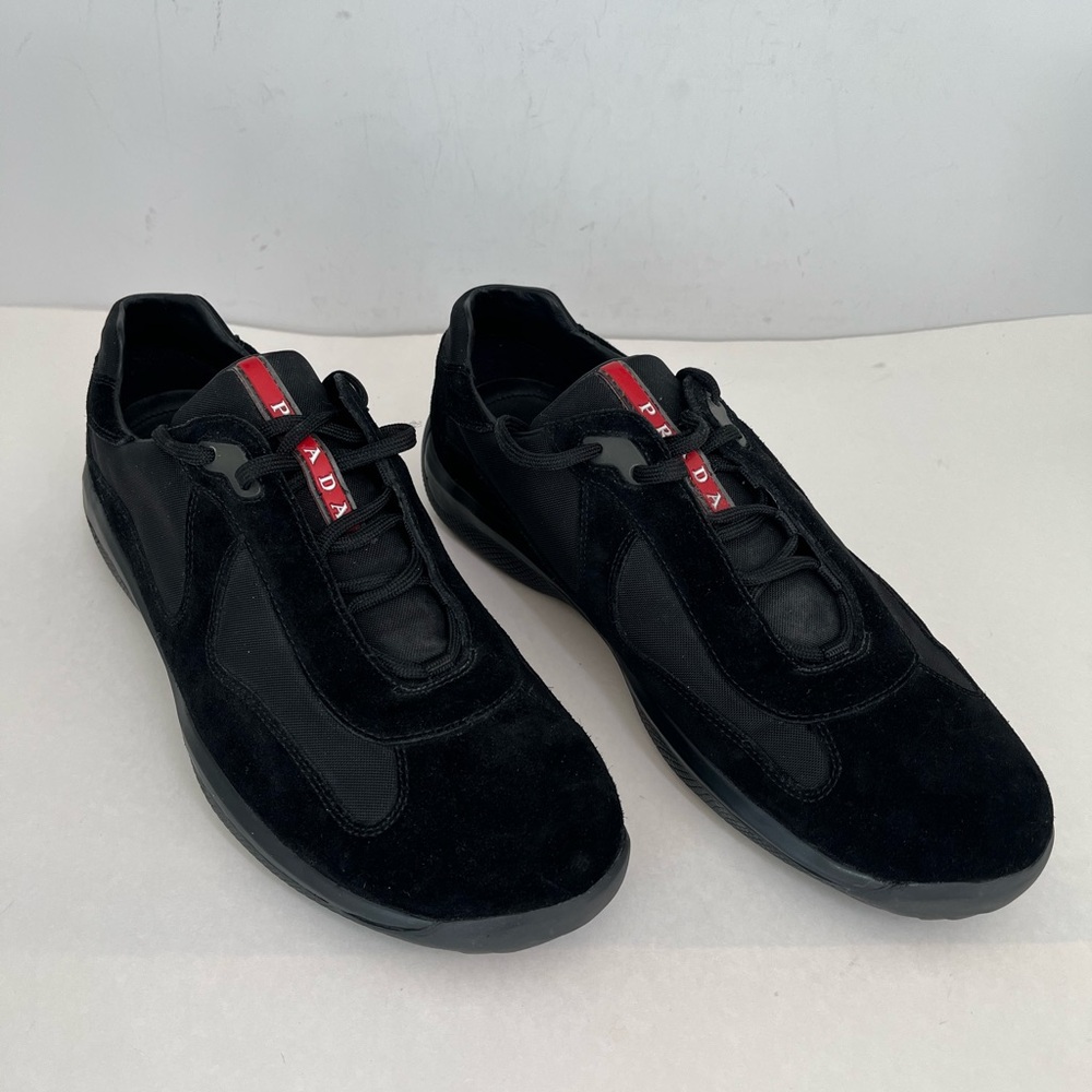 Prada America's Cup suede sneakers